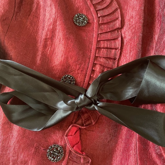 NWOT 🎉 Dress Barn Collections Ruffled Jacket - Picture 5 of 15